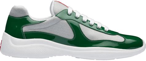 prada cup sneakers green